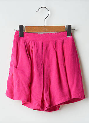 Short taille haute taille élastique rose MOLLY BRACKEN fille