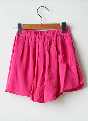 Short taille haute taille élastique rose MOLLY BRACKEN fille