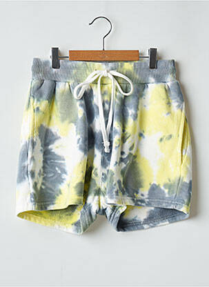 Short taille haute taille élastique jaune SWEET PANTS fille