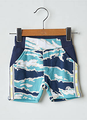 Short sérigraphie floquée taille élastique bleu TIMBERLAND garcon