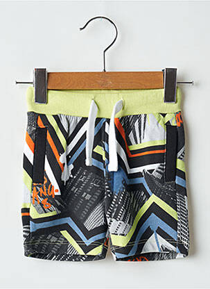 Short tissage popeline taille élastique vert GUESS garcon