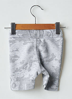 Short sérigraphie floquée taille élastique gris TIMBERLAND garçon