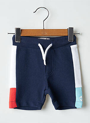 Short sérigraphie floquée taille élastique bleu TIMBERLAND garçon