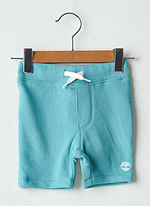Short tissage popeline taille élastique bleu TIMBERLAND garçon