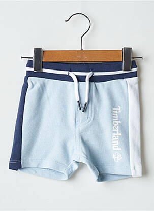 Short sérigraphie floquée taille élastique bleu TIMBERLAND garçon