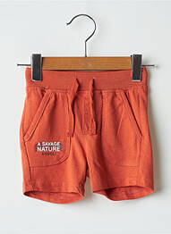 Short sérigraphie floquée taille élastique orange BOBOLI garcon
