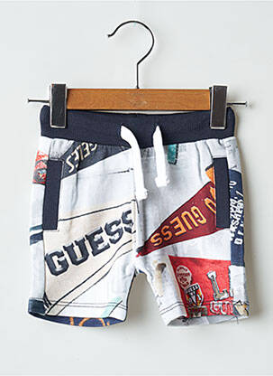 Short tissage popeline taille élastique gris GUESS BY MARCIANO garcon