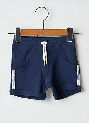 Short tissage popeline taille élastique bleu fonce TIMBERLAND garçon