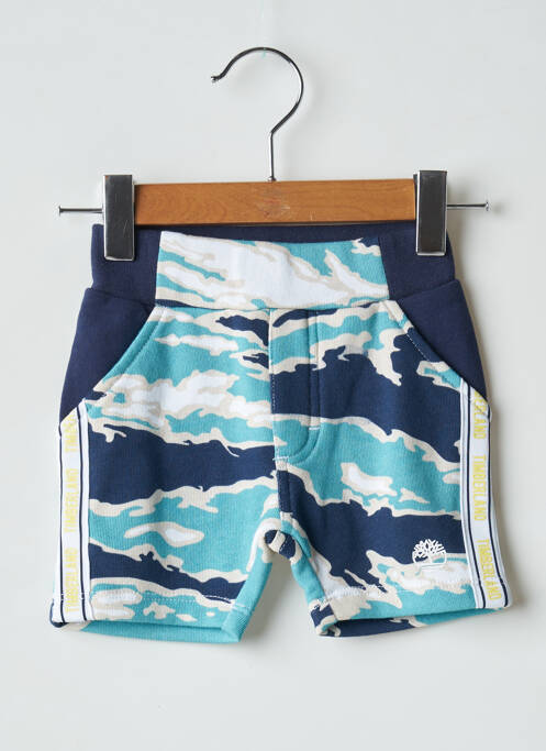 Short sérigraphie floquée taille élastique bleu TIMBERLAND garcon