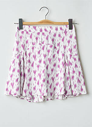 Jupe courte coupe fluide violet LE TEMPS DES CERISES fille