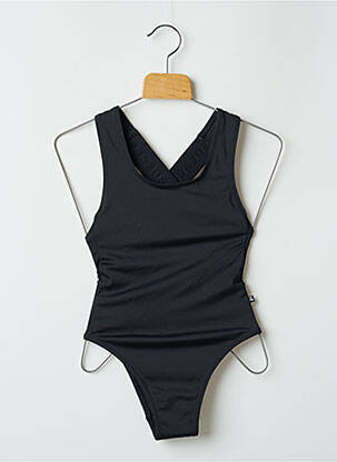 Maillot de bain 1 pièce stretch noir LE TEMPS DES CERISES fille