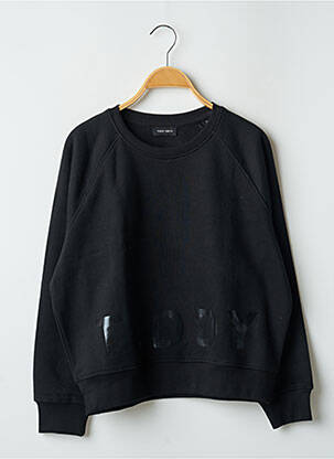 Sweat-shirt noir TEDDY SMITH pour garçon