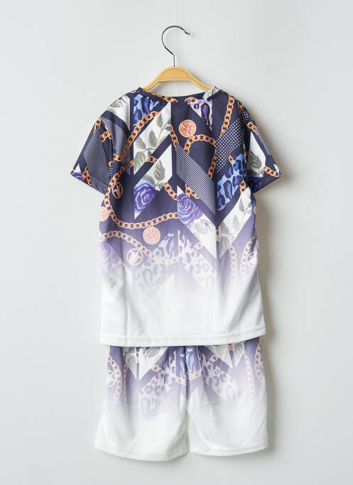 Ensemble short violet BOOM KIDS pour garçon