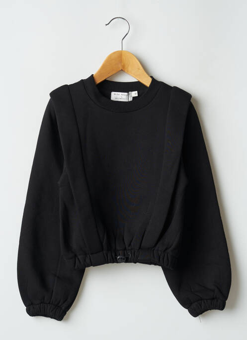 Sweat-shirt noir MOLLY BRACKEN pour fille