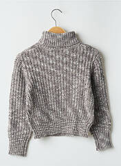 Pull col roulé gris MINI MOLLY BY MOLLY BRAKEN pour fille seconde vue