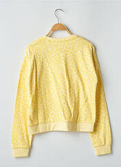 Sweat-shirt jaune GUESS pour fille seconde vue