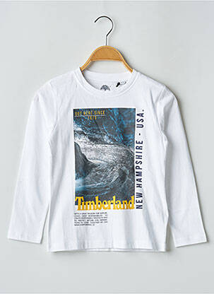 T-shirt blanc TIMBERLAND pour garçon