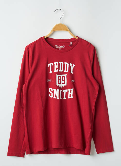 T-shirt rouge TEDDY SMITH pour garçon