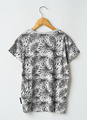T-shirt stretch manches courtes gris LE TEMPS DES CERISES garcon
