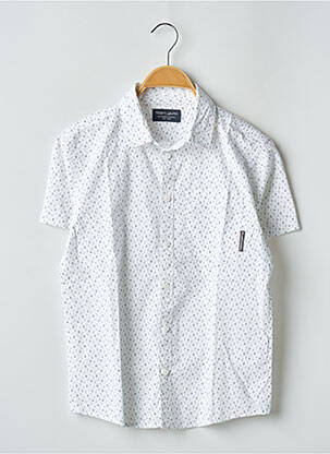 Chemise manches courtes blanc TEDDY SMITH pour garçon