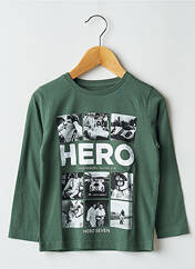 T-shirt vert HERO SEVEN pour garçon seconde vue