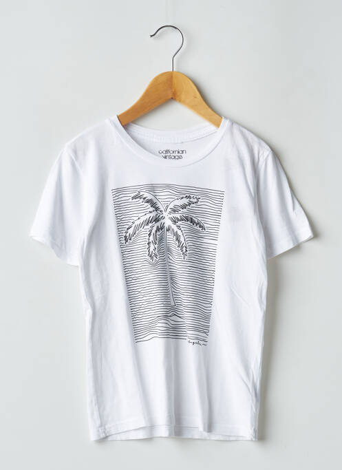 T-shirt blanc CALIFORNIAN VINTAGE pour garçon