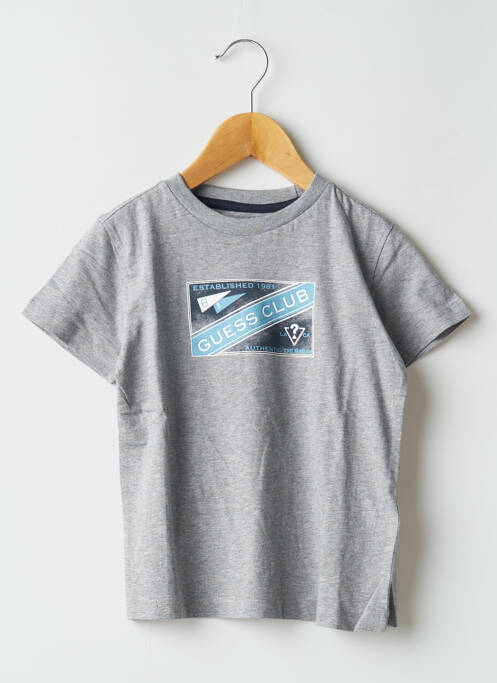 T-shirt gris GUESS pour garçon