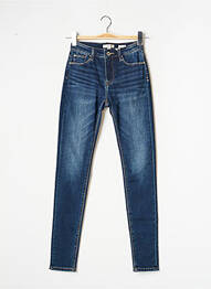 Jeans skinny taille haute taille haute bleu FRACOMINA femme