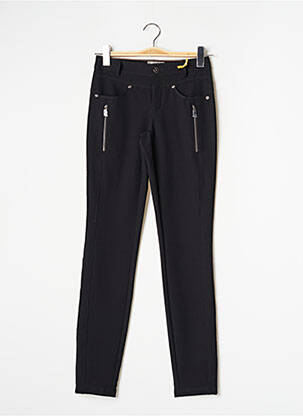 Pantalon slim stretch taille haute noir STREET ONE femme