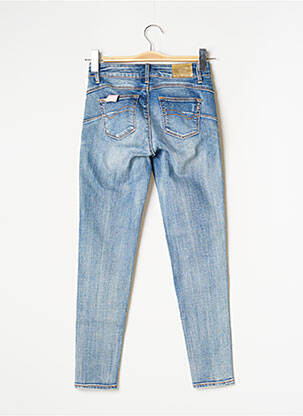 Jeans coupe slim taille basse taille basse bleu FRACOMINA femme