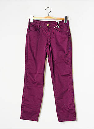 Pantalon 7/8 stretch violet STREET ONE femme
