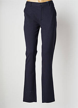 Pantalon chino taille basse taille basse bleu FRACOMINA femme