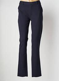 Pantalon chino taille basse taille basse bleu FRACOMINA femme