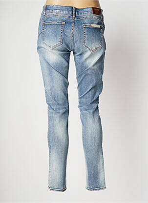 Jeans coupe slim stretch taille basse bleu FRACOMINA femme