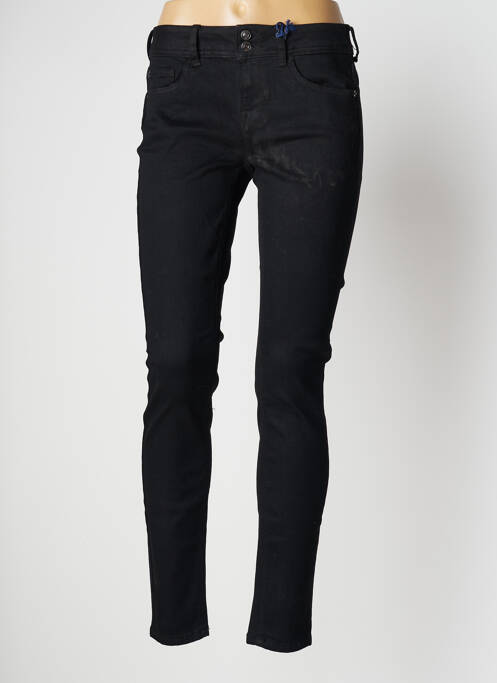 Jeans coupe slim noir STREET ONE pour femme