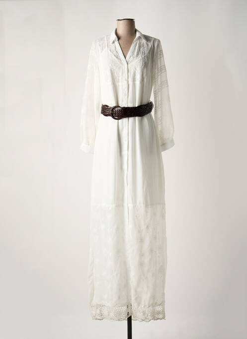 Robe longue blanc FRACOMINA pour femme