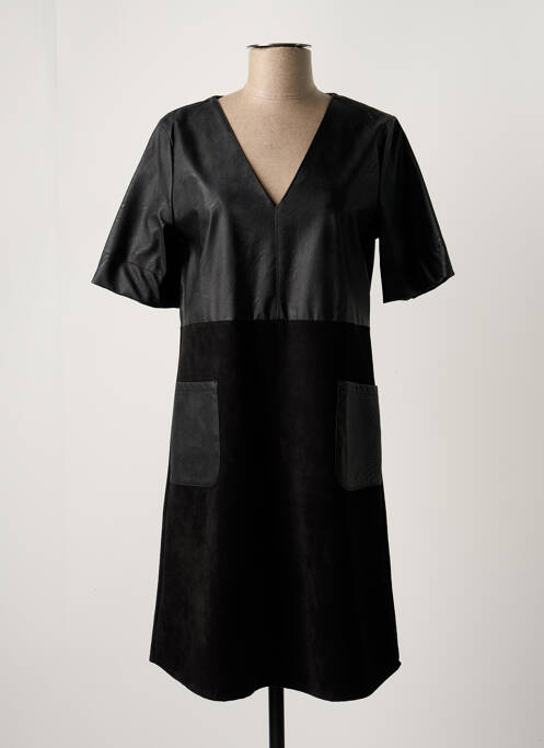 Robe mi-longue noir LA FÉE ATELIER BY LA FÉE MARABOUTÉE pour femme