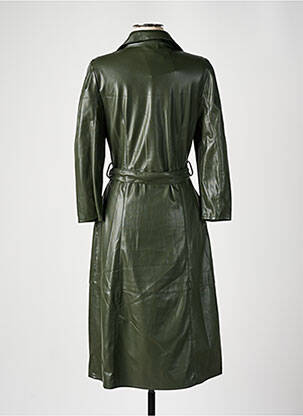 Robe longue manches longues manches longues vert K-DESIGN femme