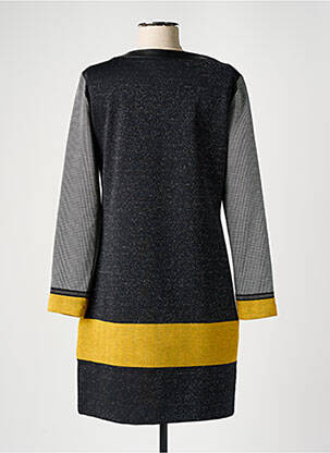 Robe mi-longue manches longues manches longues gris DIVAS femme