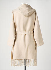 Manteau long beige K-DESIGN pour femme seconde vue