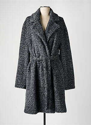 Manteau long gris K-DESIGN pour femme