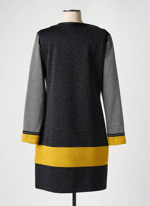 Robe mi-longue manches longues manches longues gris DIVAS femme