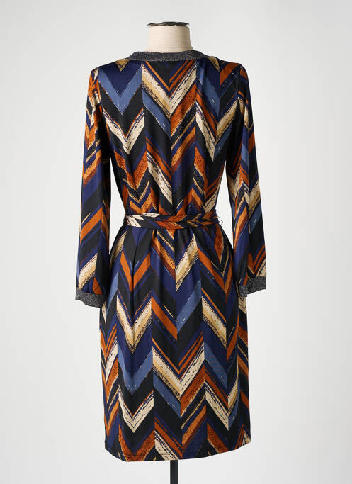 Robe mi-longue bleu K-DESIGN pour femme