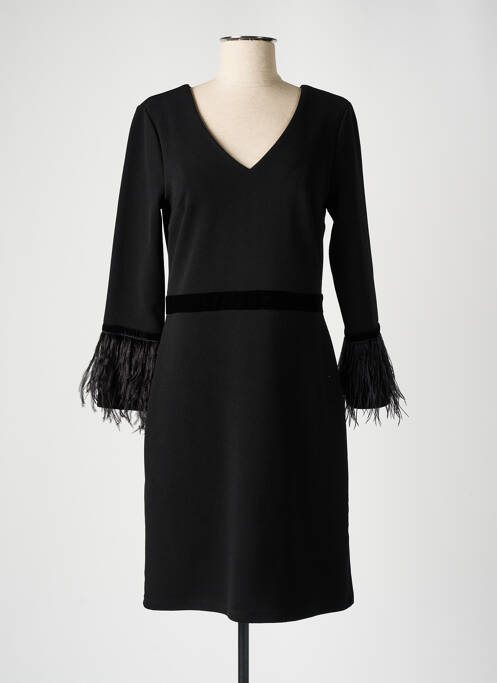 Robe mi-longue noir K-DESIGN pour femme