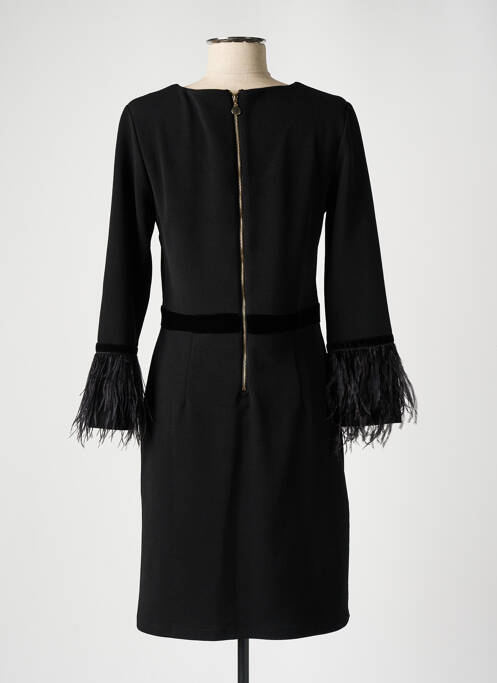 Robe mi-longue noir K-DESIGN pour femme