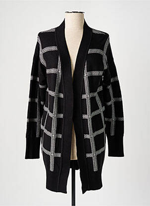 Gilet manches longues stretch noir K-DESIGN femme