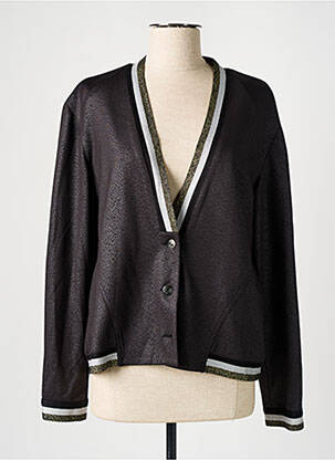 Veste casual finition intérieure doublée noir FRED SABATIER femme