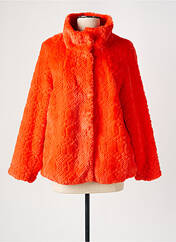 Manteau court orange POUPÉE CHIC BY MERCEDES DE MIGUEL pour femme seconde vue