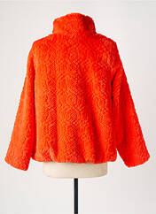 Manteau court orange POUPÉE CHIC BY MERCEDES DE MIGUEL pour femme seconde vue