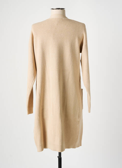 Gilet manches longues beige PASSIONI pour femme